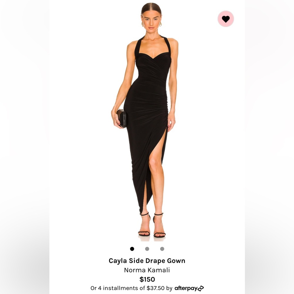 Norma Kamali Black Dress from Revolve.